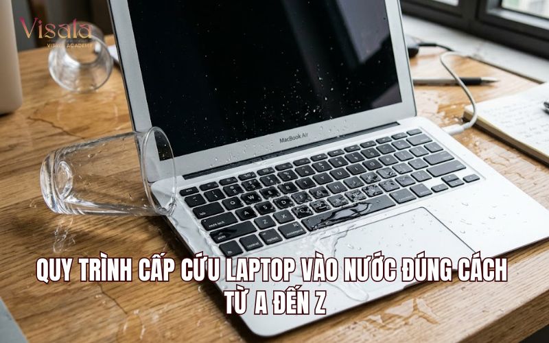 Quy Trình Cấp Cứu Laptop Vào Nước Đúng Cách Từ A Đến Z